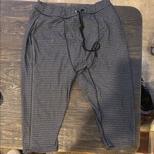 Men's Charcoal Textured Joggers